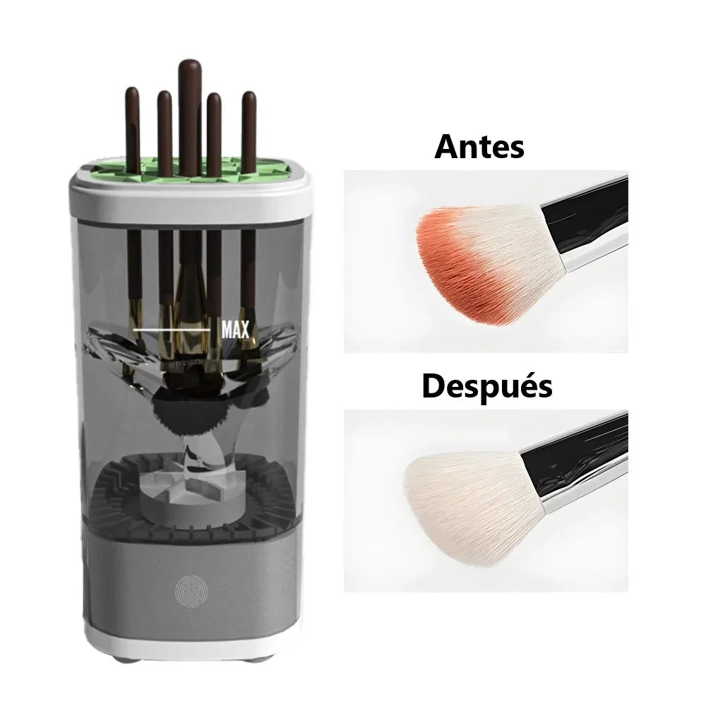Limpiador de Brochas de Maquillaje Automático