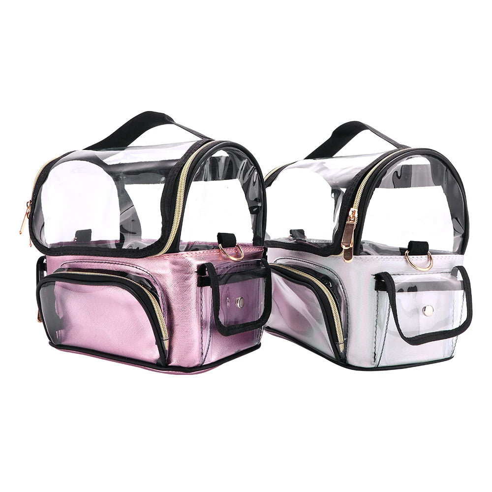 Bolso-Profesional-para-Brochas-de-Maquillaje-plata-rosa