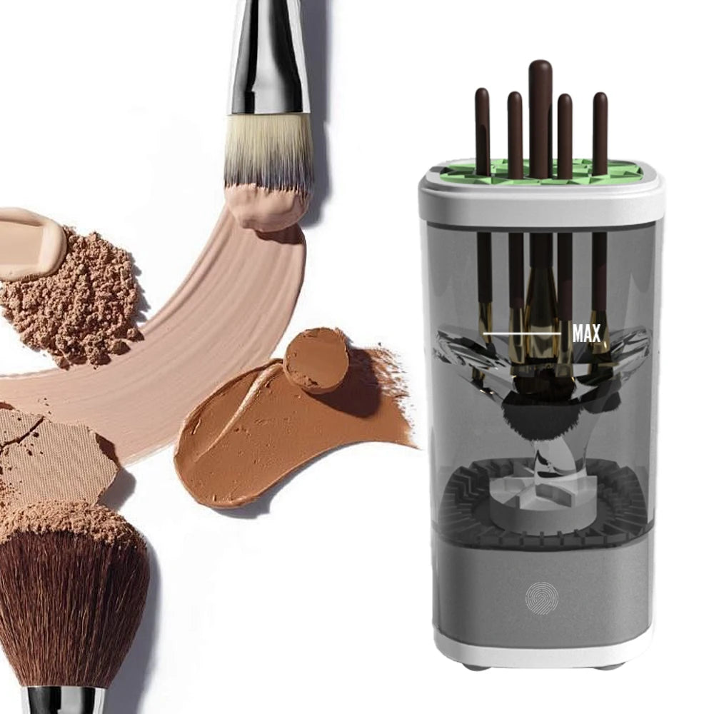 Limpiador de Brochas de Maquillaje Automático