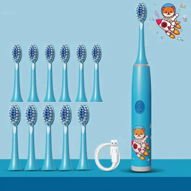 Cepillo Electrico para Niños 6 Cabezales