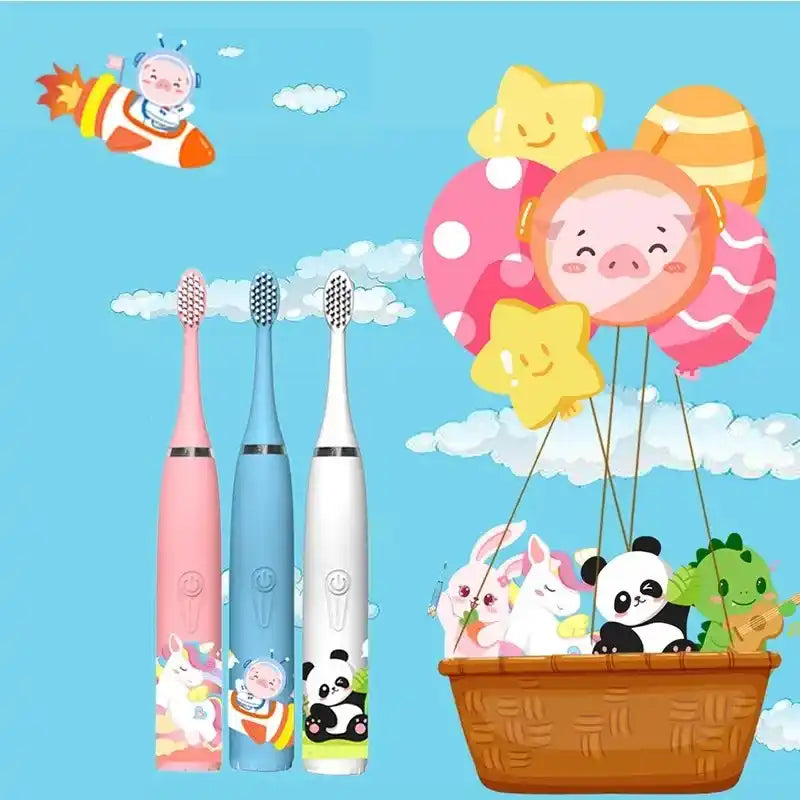Cepillo Electrico para Niños 6 Cabezales