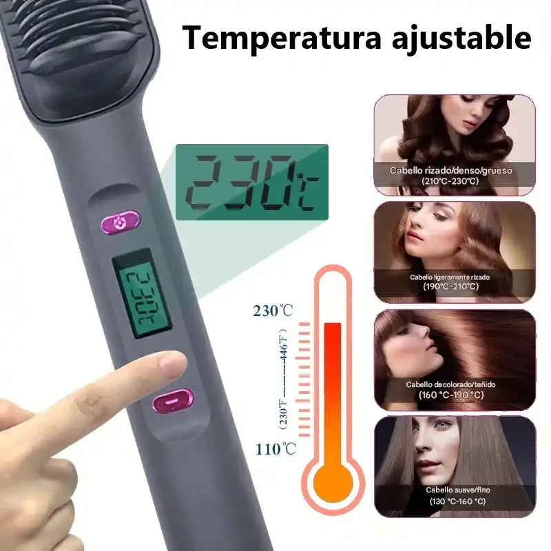 Encanto Liso - Cepillo Alisador de Cabello