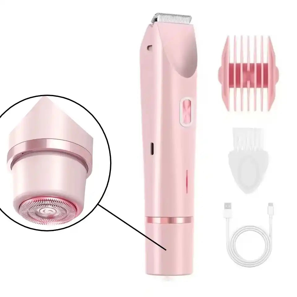 depiladora-portatil-para-viaje-rosa-2-en-1