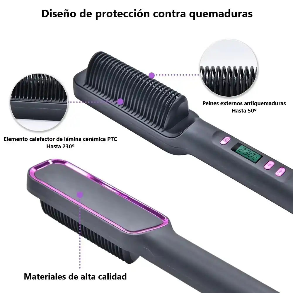 Encanto Liso - Cepillo Alisador de Cabello