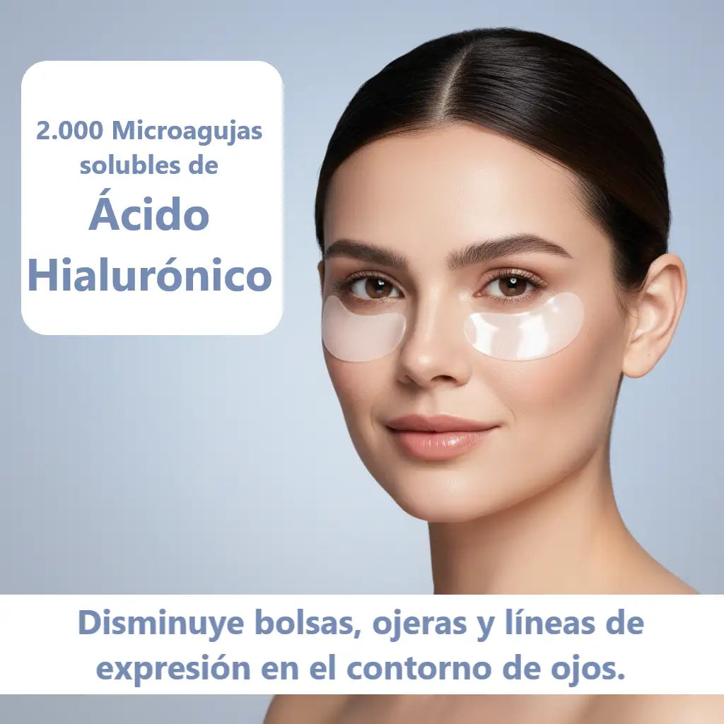 Kit 10 Pares de Parches para Ojeras con Ácido Hialurónico