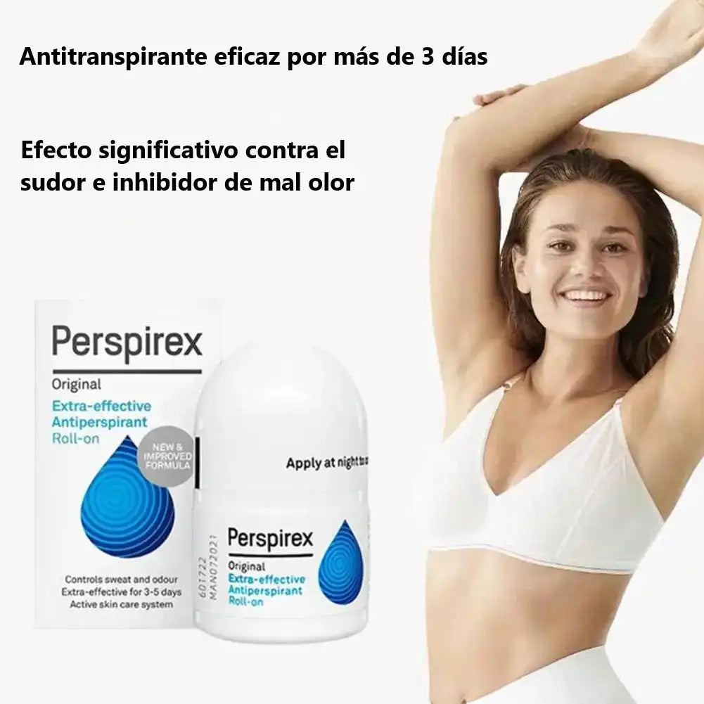 Dile adiós a las manchas de sudor con el tratamiento clínico Perspirex en México