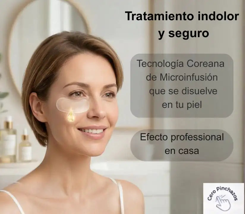 Kit 10 Pares de Parches para Ojeras con Ácido Hialurónico
