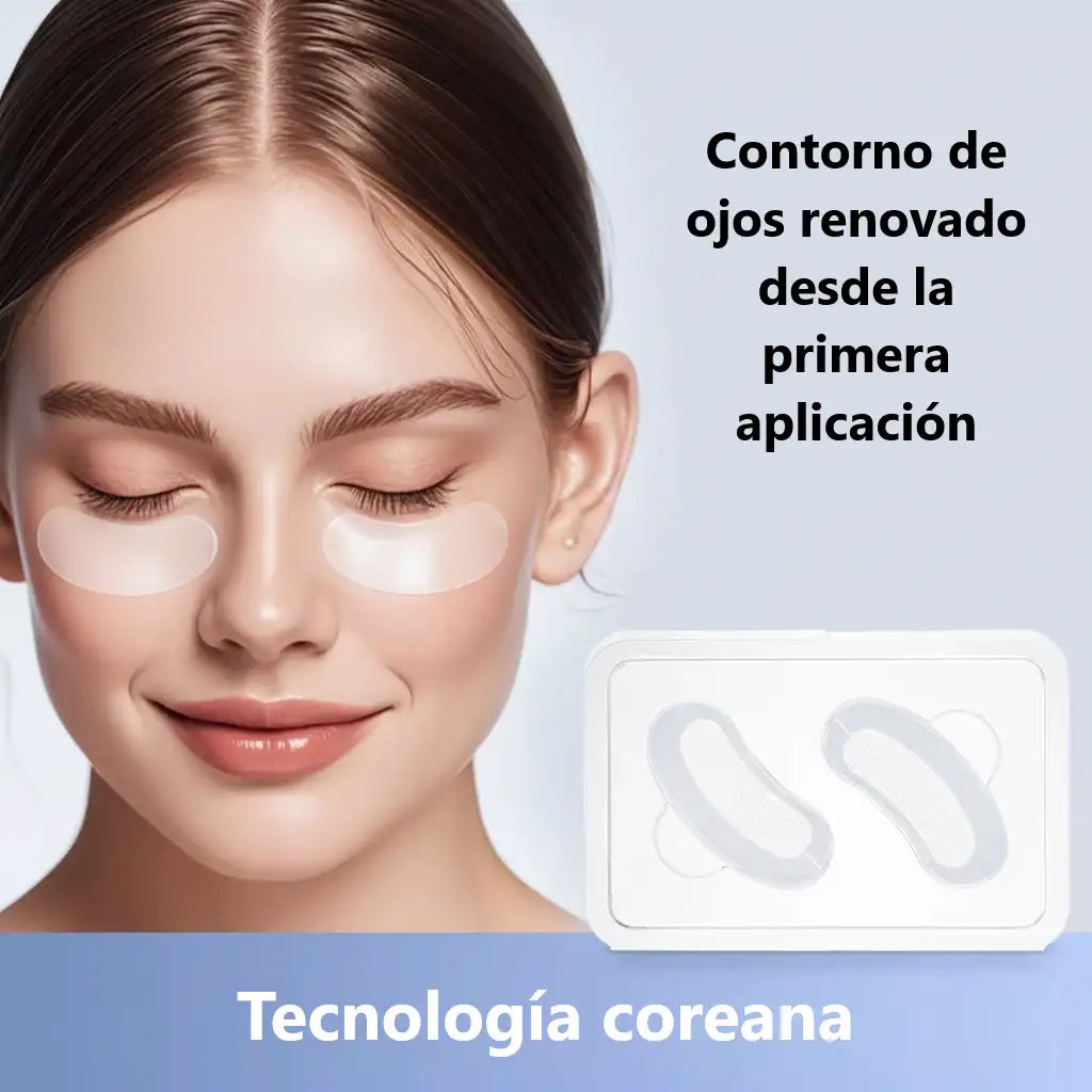 Parches de Microagujas para Ojos con Acido Hialuronico y Peptidos