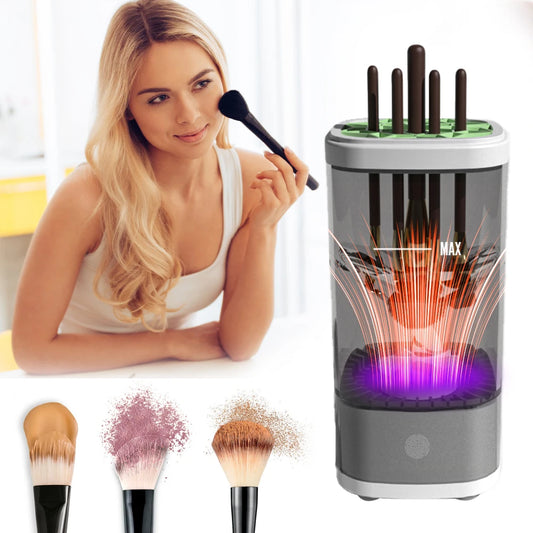 Limpiador de Brochas de Maquillaje Automático