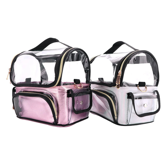 Bolso-Profesional-para-Brochas-de-Maquillaje-plata-rosa