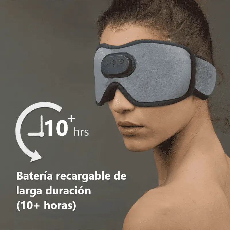 Antifaz para Dormir ZenSleep 3D: Bloqueo de Luz 100% y Sonido Relajante