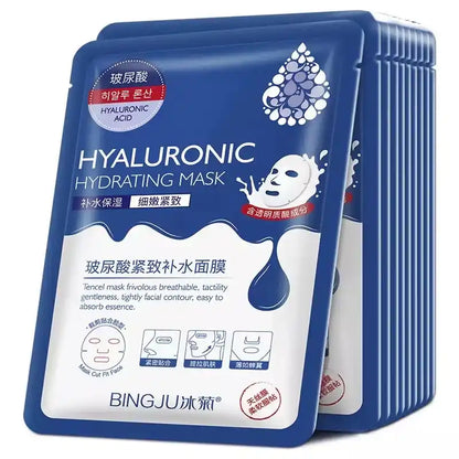 Mascarilla Facial Ácido Hialurónico Kit 10 Unidades